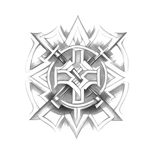 Tribal Christian Cross