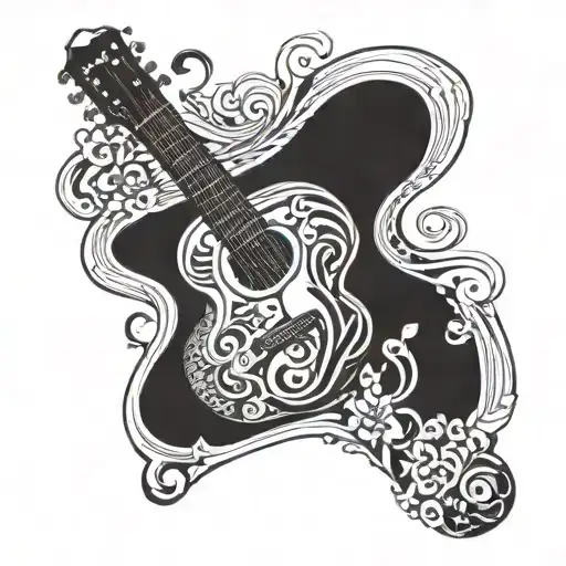 S With Guitar Surrounded