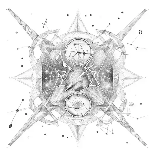 A Constellation Of Pisces Formed By Musical Instruments