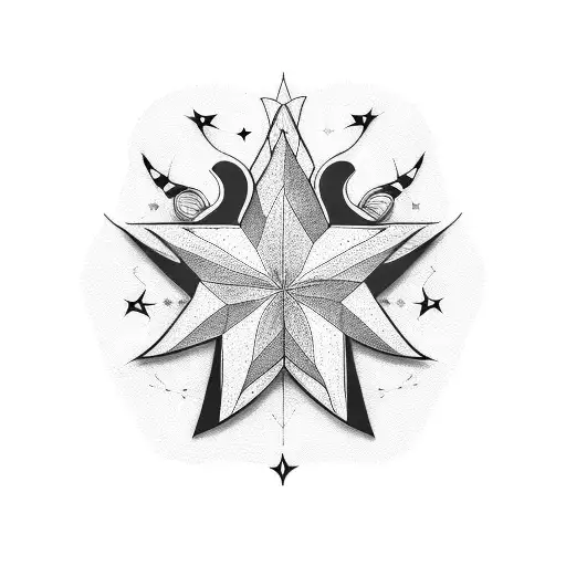 A David's Star Made Of Beer Glasses