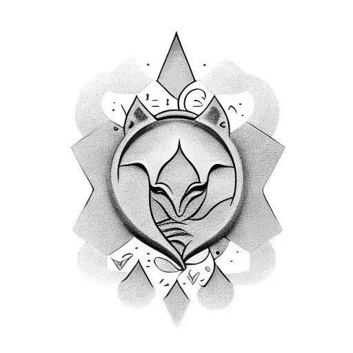 Symbolic Tattoo Illustrating The Birthdate Of The Father And His New Born Daughter