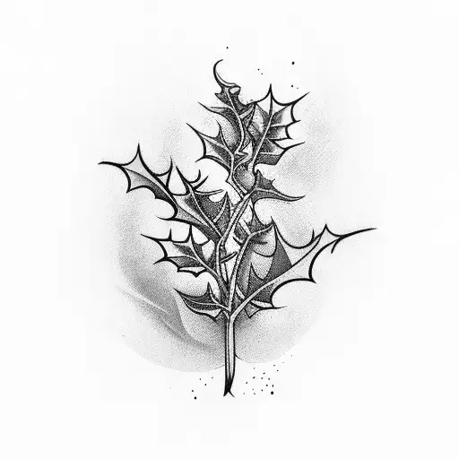 Quarter Sleeve Holly Plant For Male