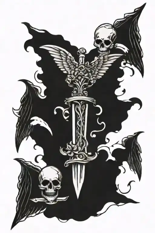 Memento Mori Dagger Angels