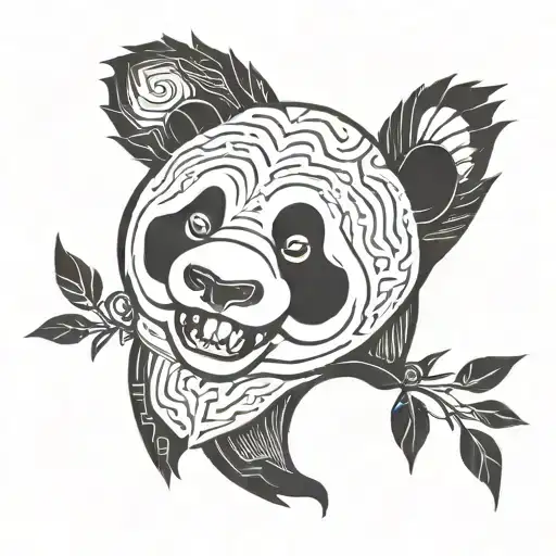 Laughing Panda Bear