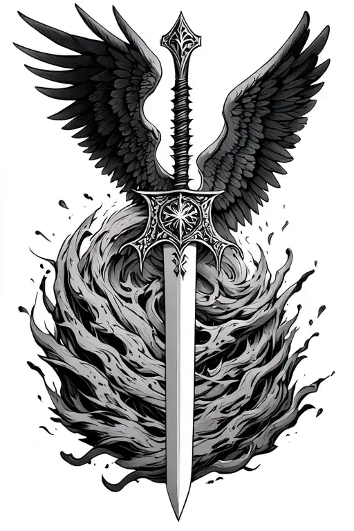 Viego's Blade Of The Ruined King With Angel Wings