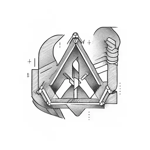 A Carpenter's Tool With The Word 'Family' Incorporated Into The Design