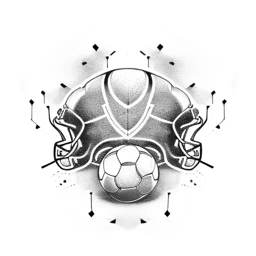 A Stylish Football Player Wearing A Unique Outfit