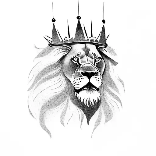 Lion With Crown