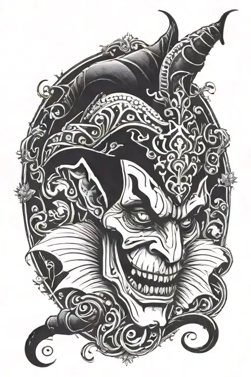 Creepy Jester Design