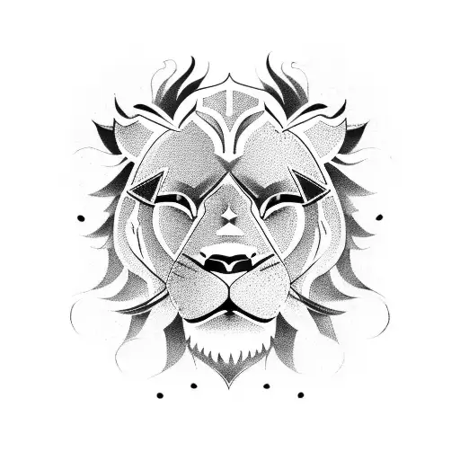 A Fierce Lion Wearing A Football Helmet