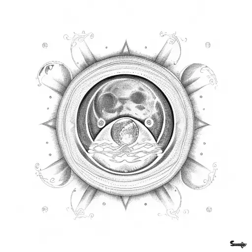 Scarabei With Moon Phases