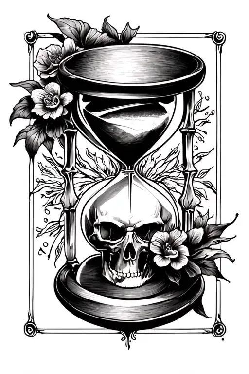 Hour Glass And Death