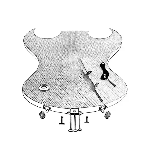 A Guitar Made Of Carpentry Tools