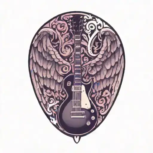 Les Paul Guitar With Wings