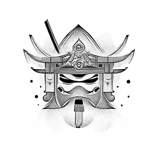 Japanese-inspired Tribal King Camping In Space