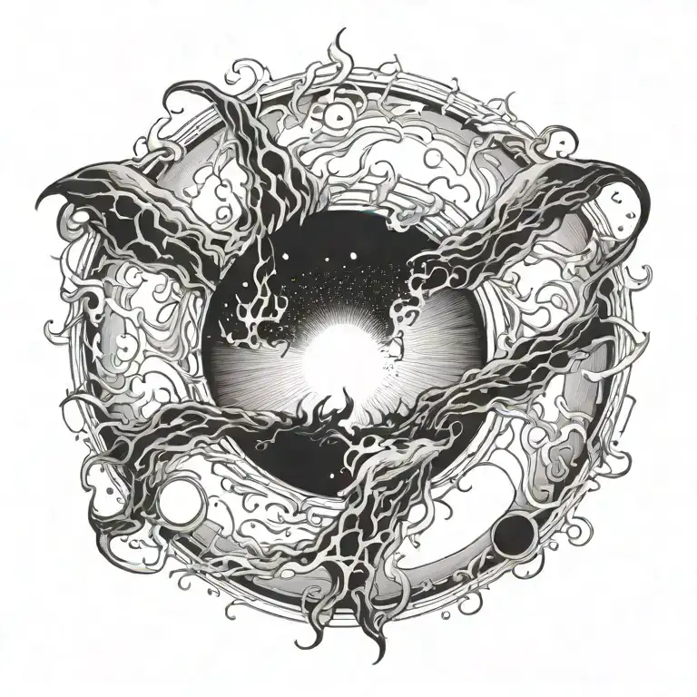 Black Hole Swallows The Sun