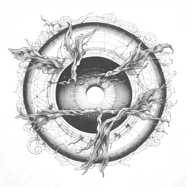 This Drawing Is Inside The Eye