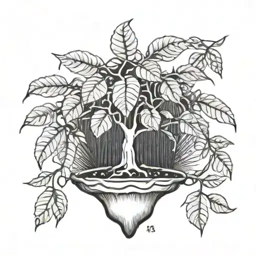 A Money Tree Growing Hoes As Its Fruit