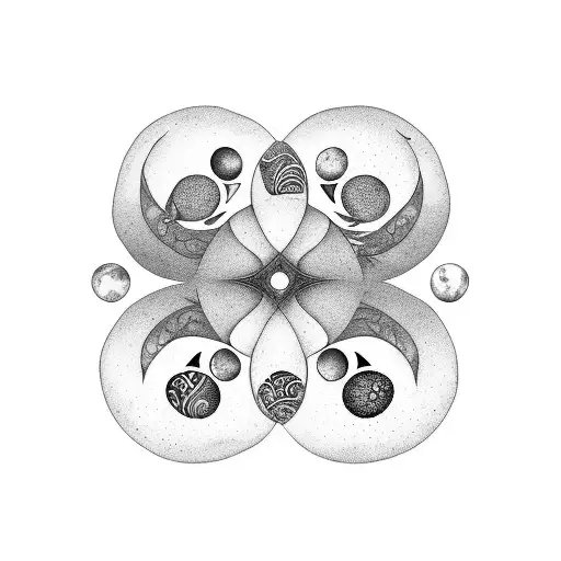 Moon Phases In A Row With Lillie's And Chrysanthemum