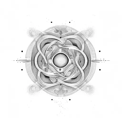 An Abstract Representation Of Soundwaves