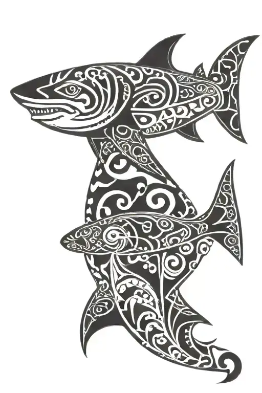Shark Polynesian And Taino
