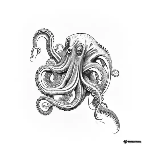 An Octopus Vs Velociraptor