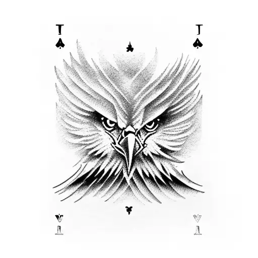 Eagle Cross Deck Of Cards