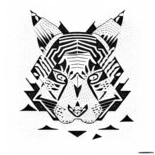 Mountains With Oak And Tiger