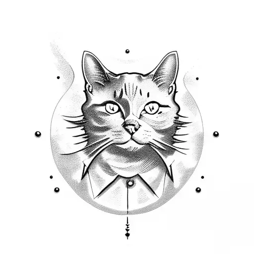 Cat Broken Glass Smoke