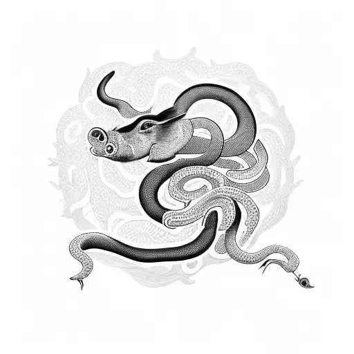 Ox Snake Rat And Pig