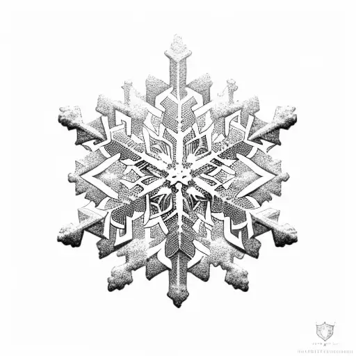 Snowflake Lapland Lettering