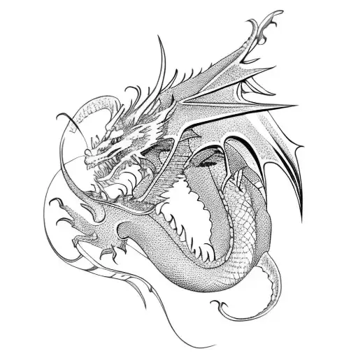 Dragon Outline
