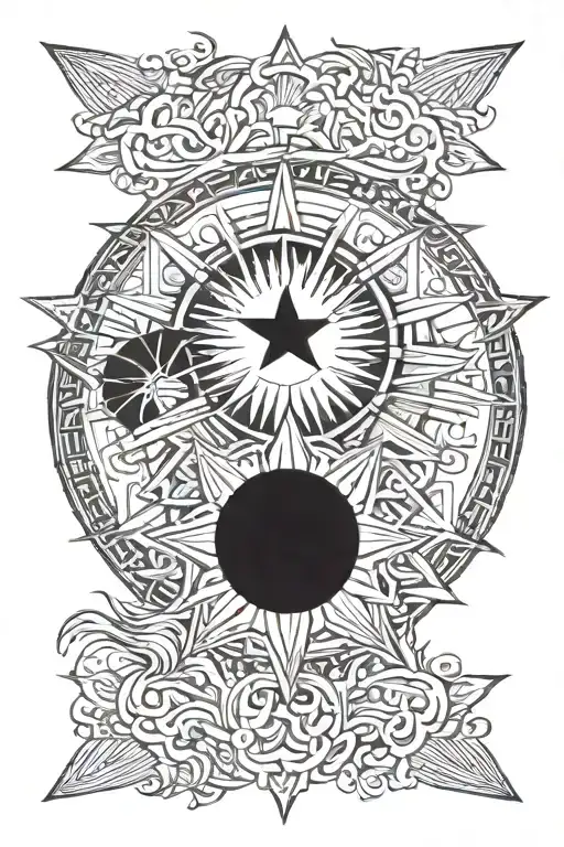Philippines Star And Sun Symbol
