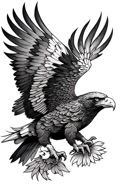Eagle Sleeve Tattoo Design