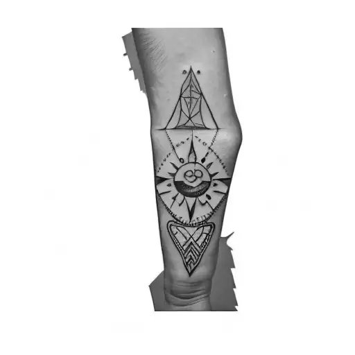 Arrow With Sun And Moon