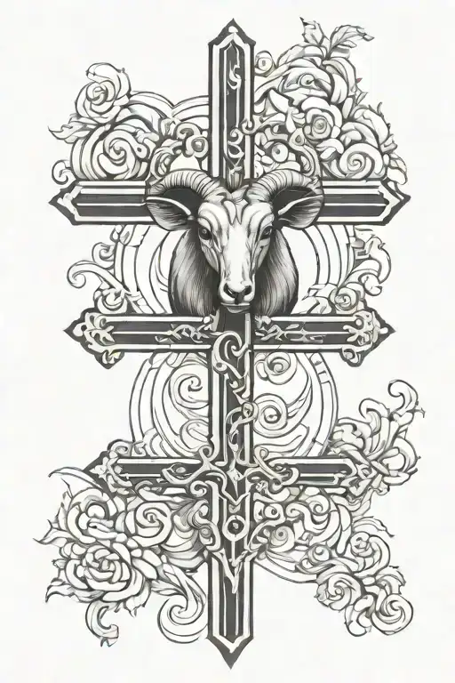 Aries On A Cross