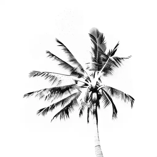 Ocean Beach And Palms