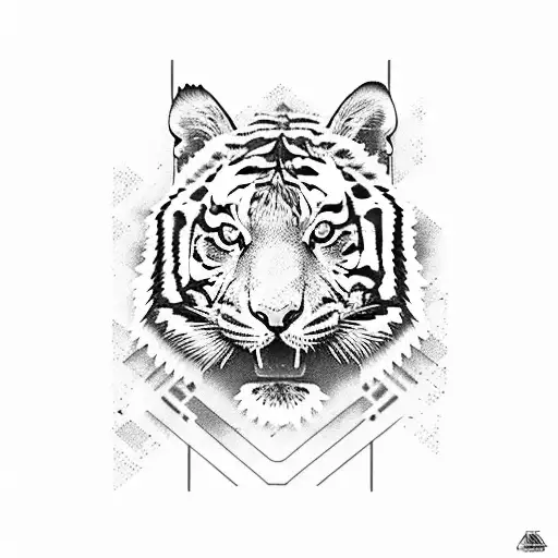 A Tiger Playing A Guitar In A Pixelated Gaming World