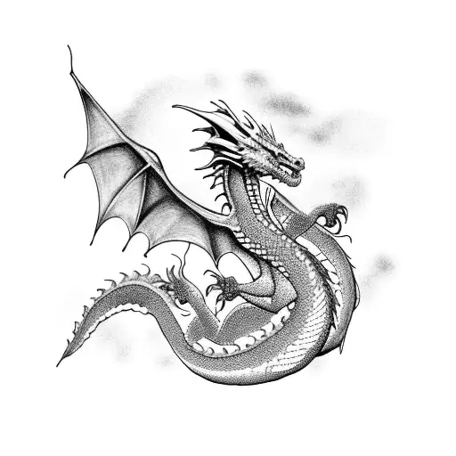 Dragon And Girl Collaborating On Creating News