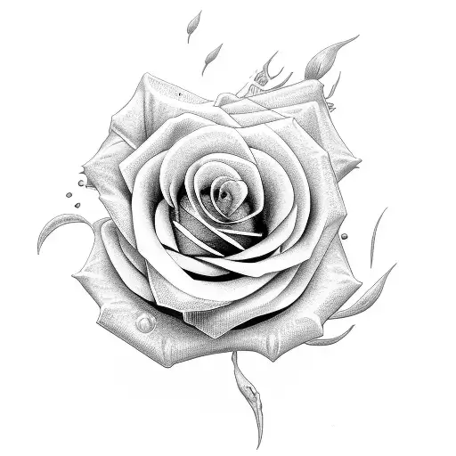 Rose Whice Is Made By Bone