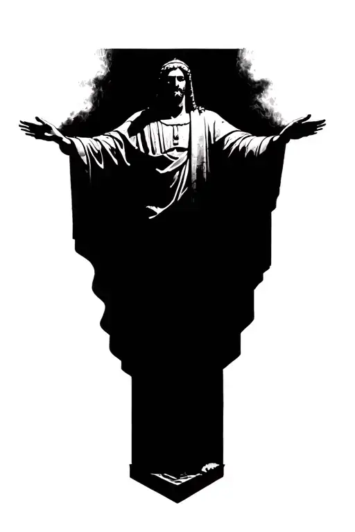 Christ Redeemer Statue In Hell