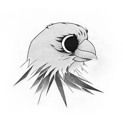 A Crow With Itachi Uchia Eyes