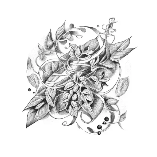 A Field Hockey Stick Wrapped In A Vine Of Italian Herbs