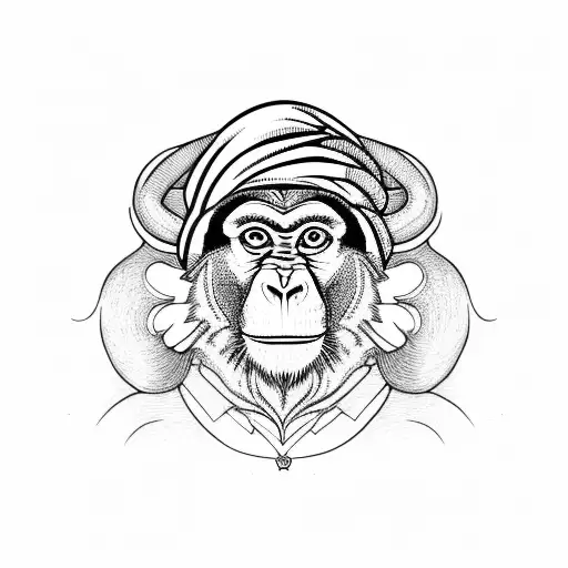Monkey With A Turban