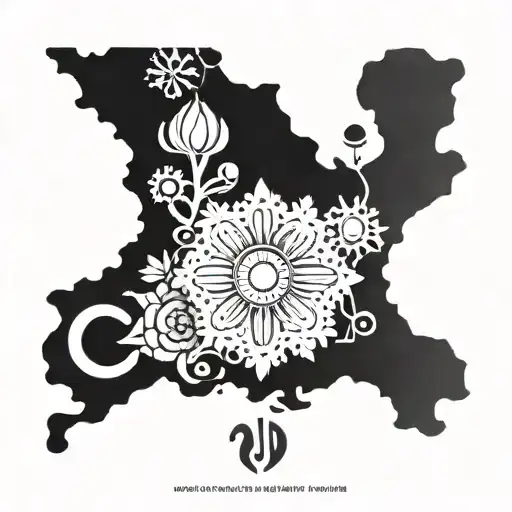 Combine Symbols Of Ukraine With Volunteer Imagery To Create A Unique And Meaningful Tattoo Design