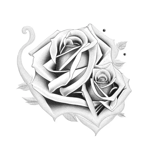 Combine A Basketball And A Rose In A Unique Design