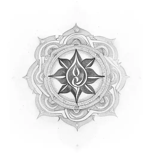 Unalome Hindu Symbol