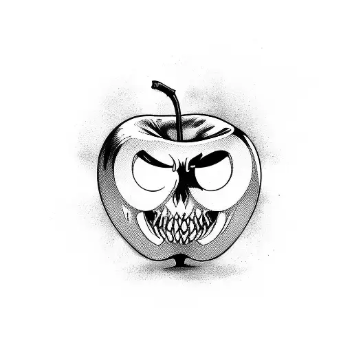 Horror Apples Evil