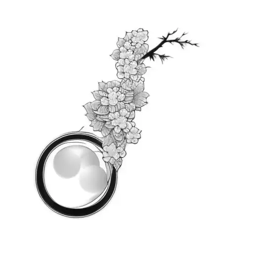 Sakura Which Comes From Circle