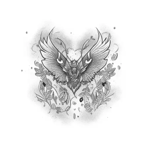 Masculine Botanical Shoulder Full Cover